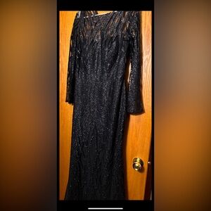 Elegant Black Sequin Dress